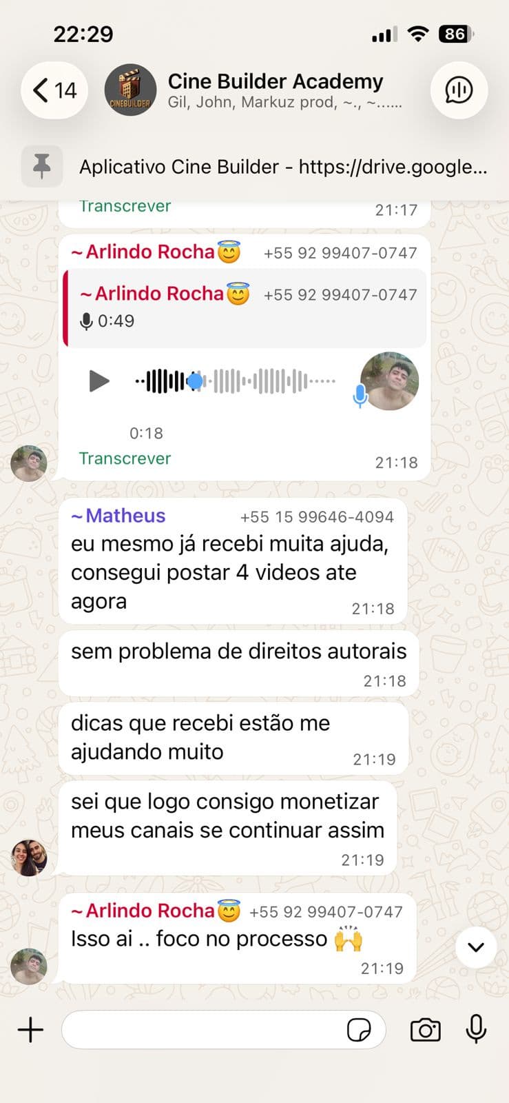 Depoimento de cliente satisfeito 10